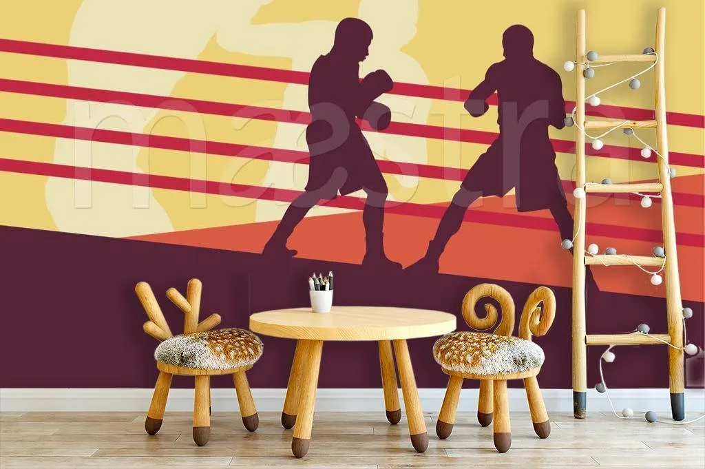 Фотообои Боксеры на ринге  12-366