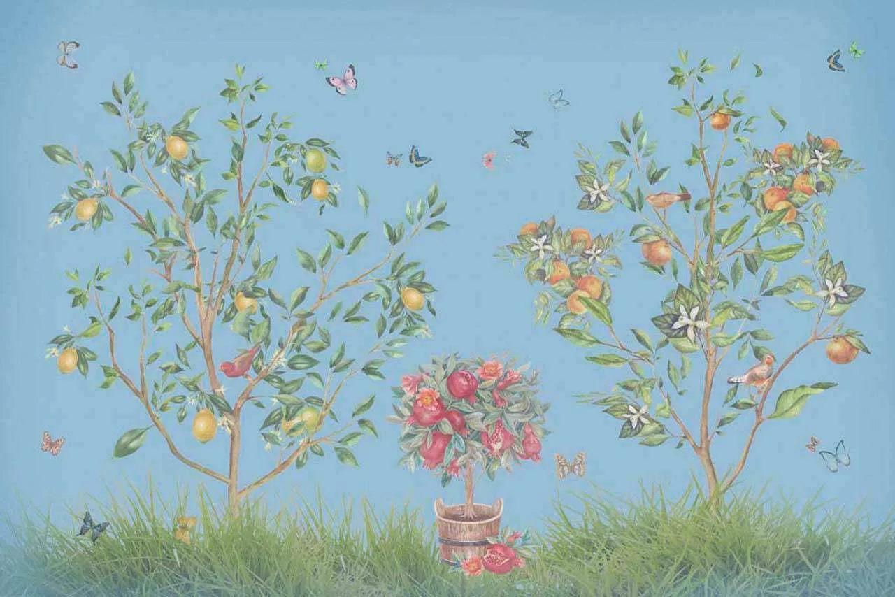 Фотообои в интерьере фруктовое изобилие  7-336 фото