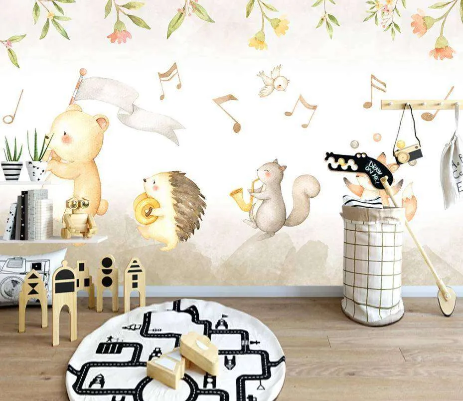 Фотообои Музыкальный хоровод  15-234