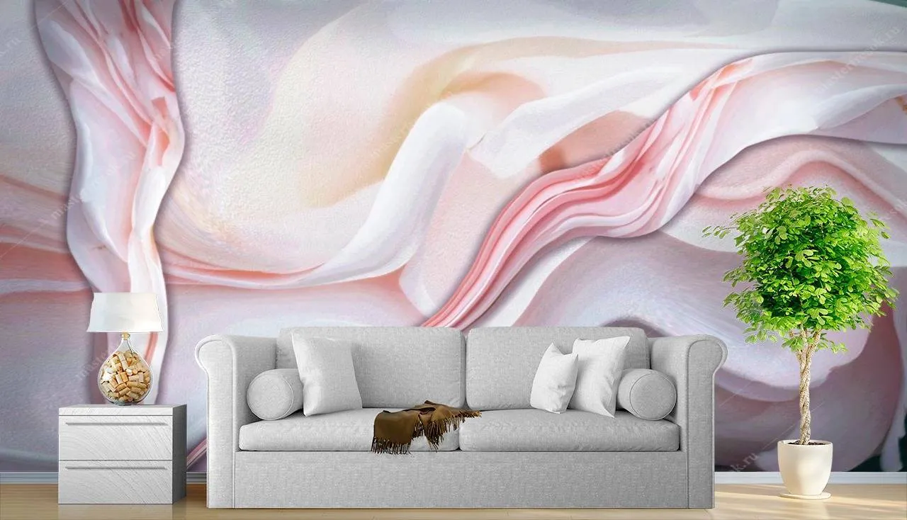 Фотообои Розовая абстракция  13-092