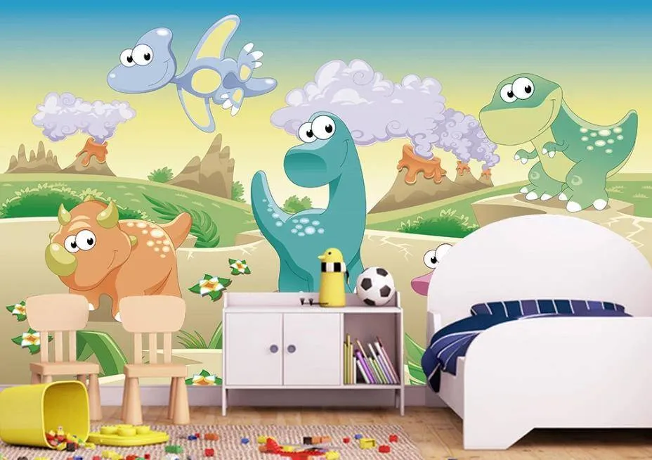 Фотообои Маленькие динозавры  15-637
