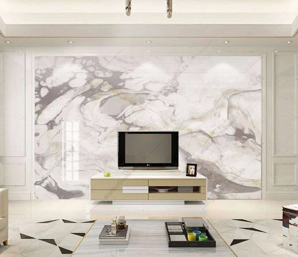 Фотообои в интерьере золотой мрамор  16-141 фото