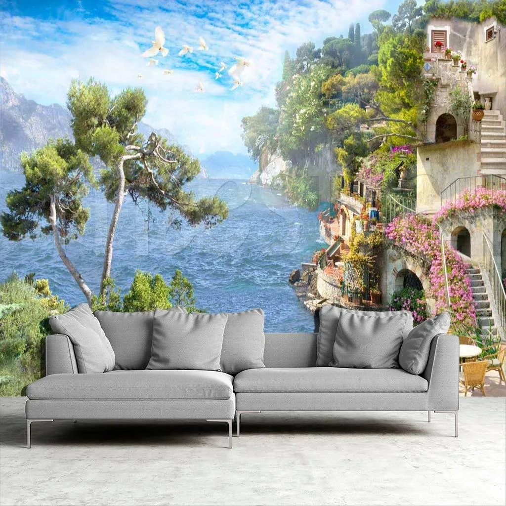 Фотообои Дерево на скале  7-003