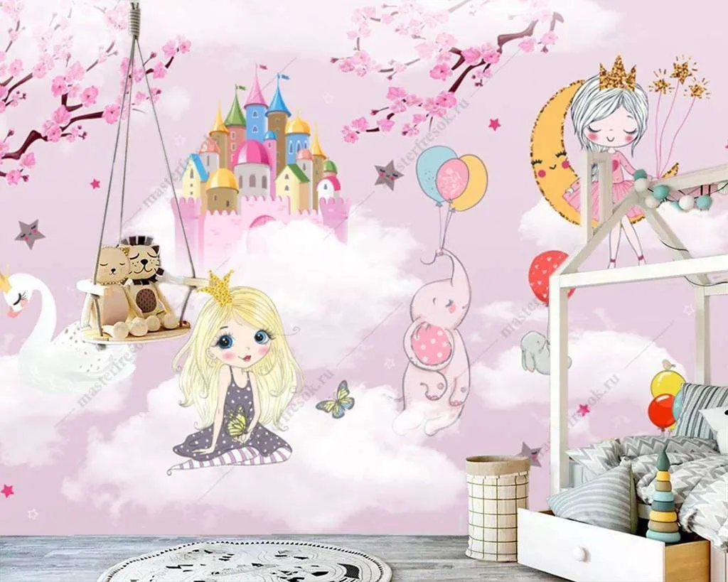 Фотообои в интерьере город принцесс  12-937 фото