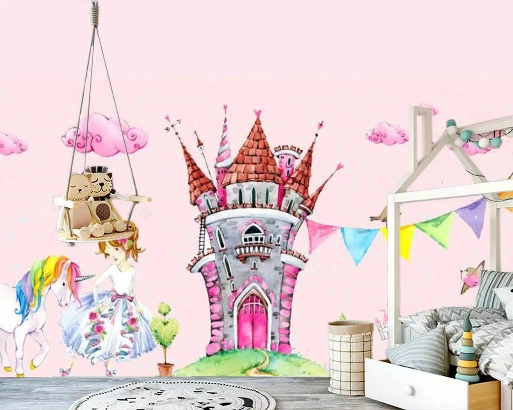 Фотообои Замок и принцесса  15-354