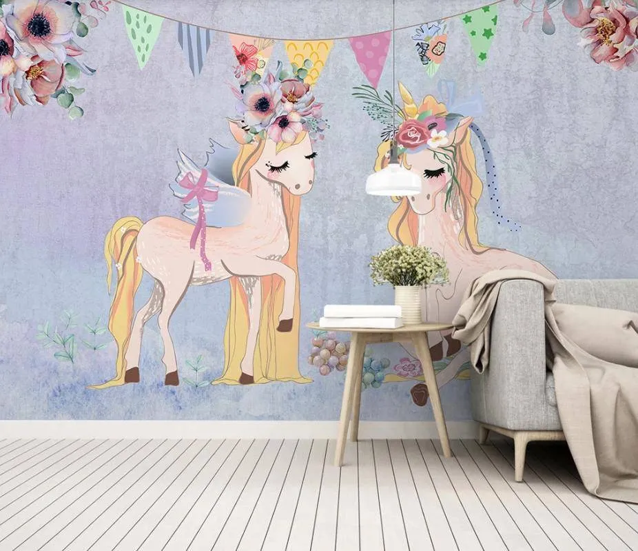 Фотообои Два единорога  15-338