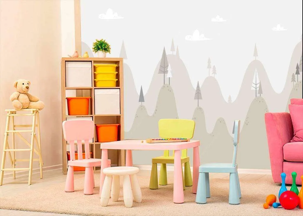 Фотообои Бесшовные обои на стену:  Сказочные горы. Артикул: 12-616  