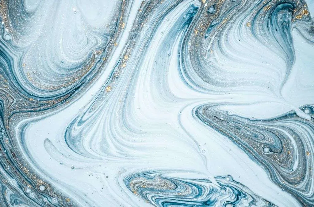 Фотообои в интерьере флюид арт - русло реки  9-931 фото