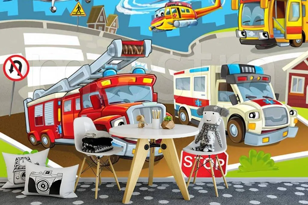 Фотообои Машины скорой помощи  12-095