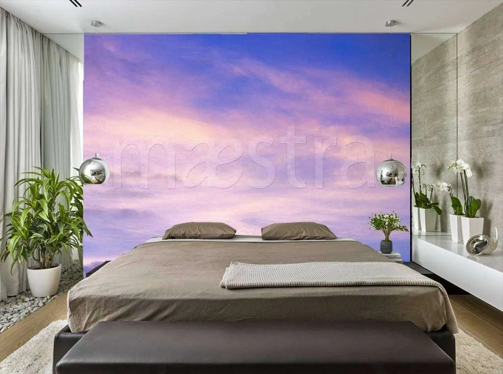 Фотообои Багровое небо 3д  9-348
