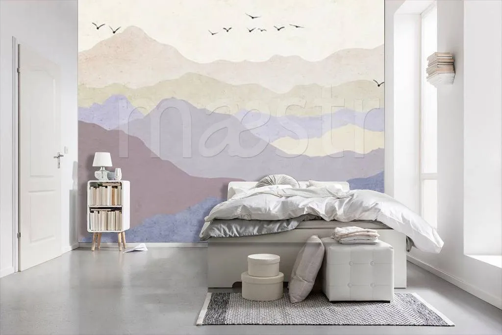 Фотообои Горы в дымке  15-525