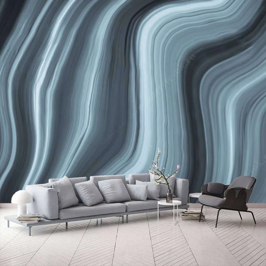 Фотообои Флюид Арт - Мрамор черный  9-943