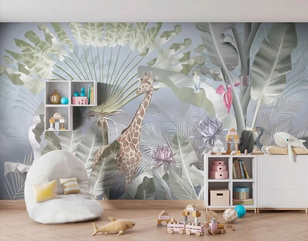 Фотообои в интерьере в гостиную тропики красивые   13-681 фото