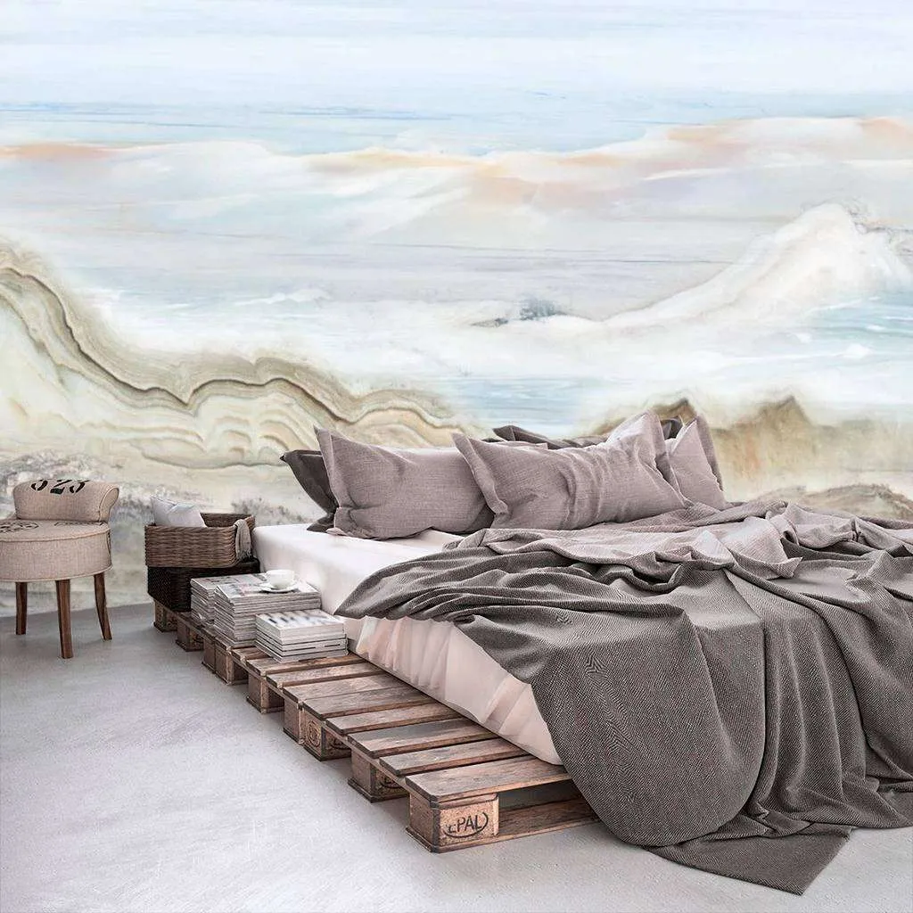 Фотообои в интерьере горные вершины  15-648 фото