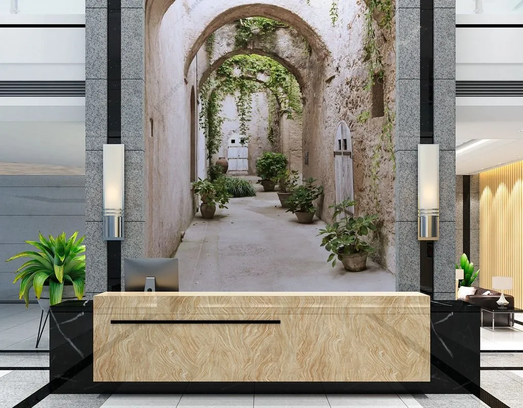 Фотообои в интерьере арка в италии  9-1641 фото