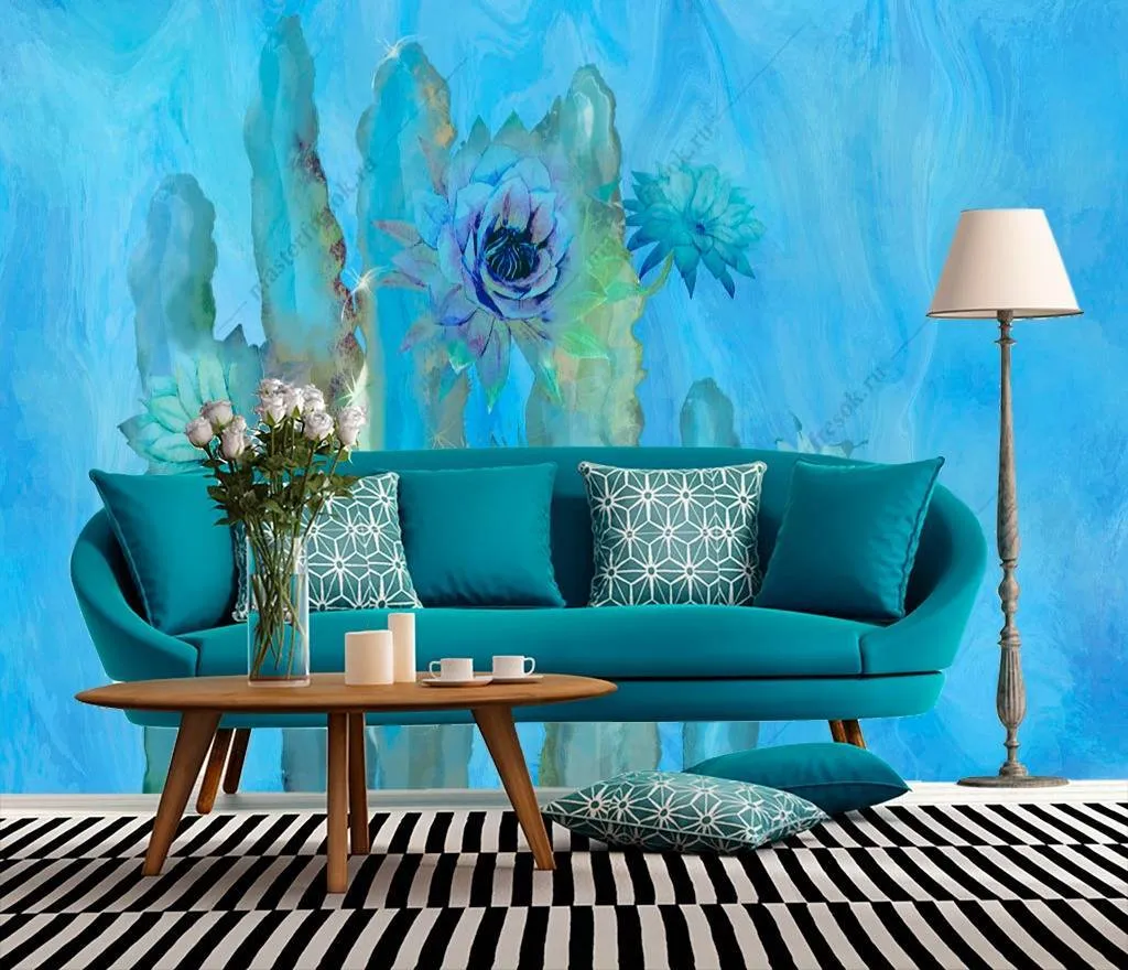 Фотообои Цветущий кактус  13-148