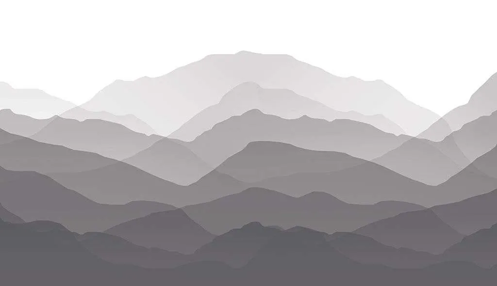 Фотообои в интерьере горы в серых цветах  14-189 фото