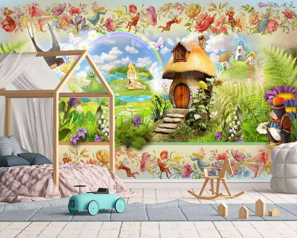 Фотообои Теремок на сказочной поляне  7-408