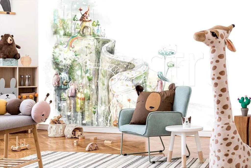 Фотообои в интерьере извилистая тропинка  12-282 фото