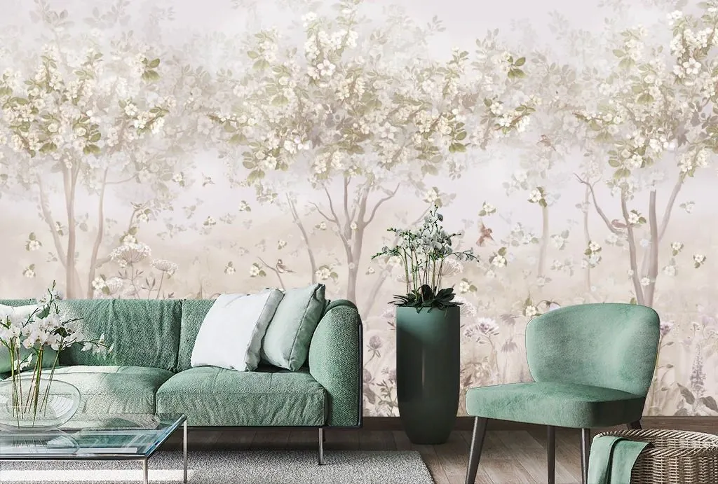 Фотообои Лес винтажный  13-708