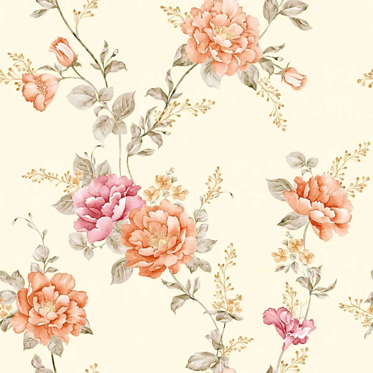 Фотообои в интерьере нежные цветы на стену  9-092 фото