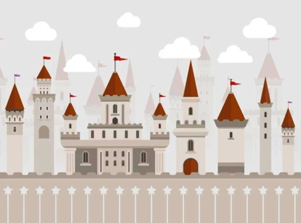 Фотообои в интерьере замок детский  15-335 фото