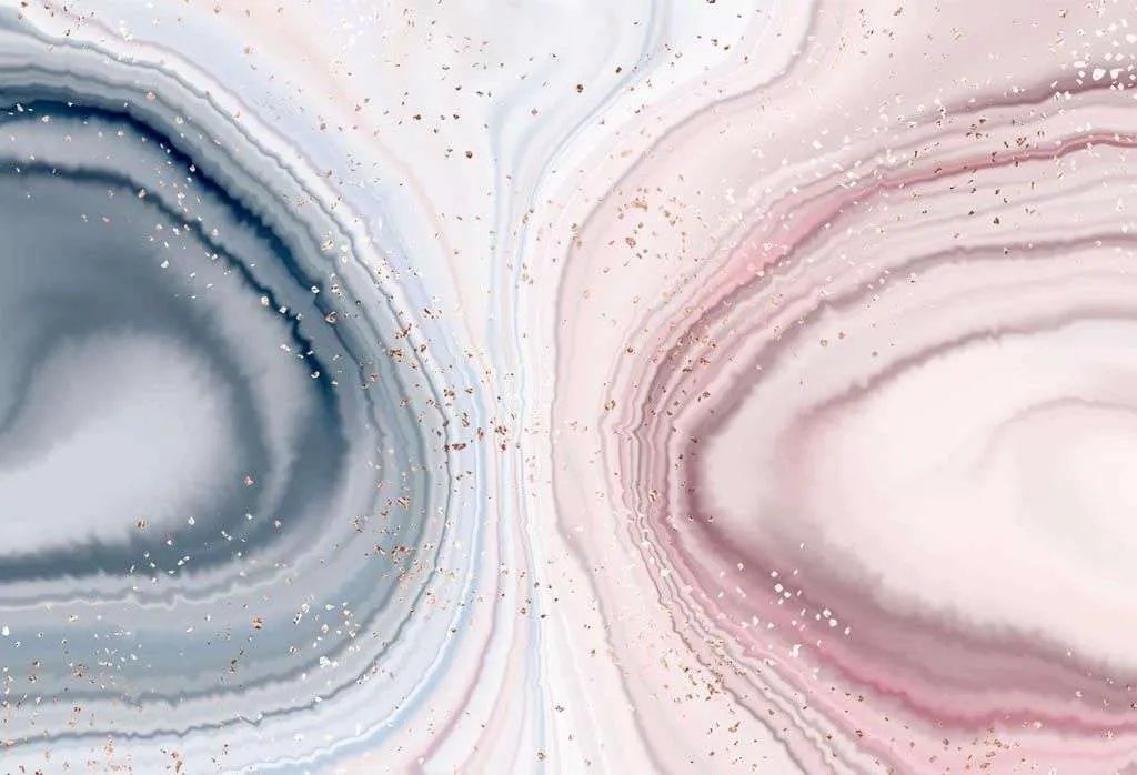 Фотообои в интерьере двухцветный мрамор  9-1559 фото