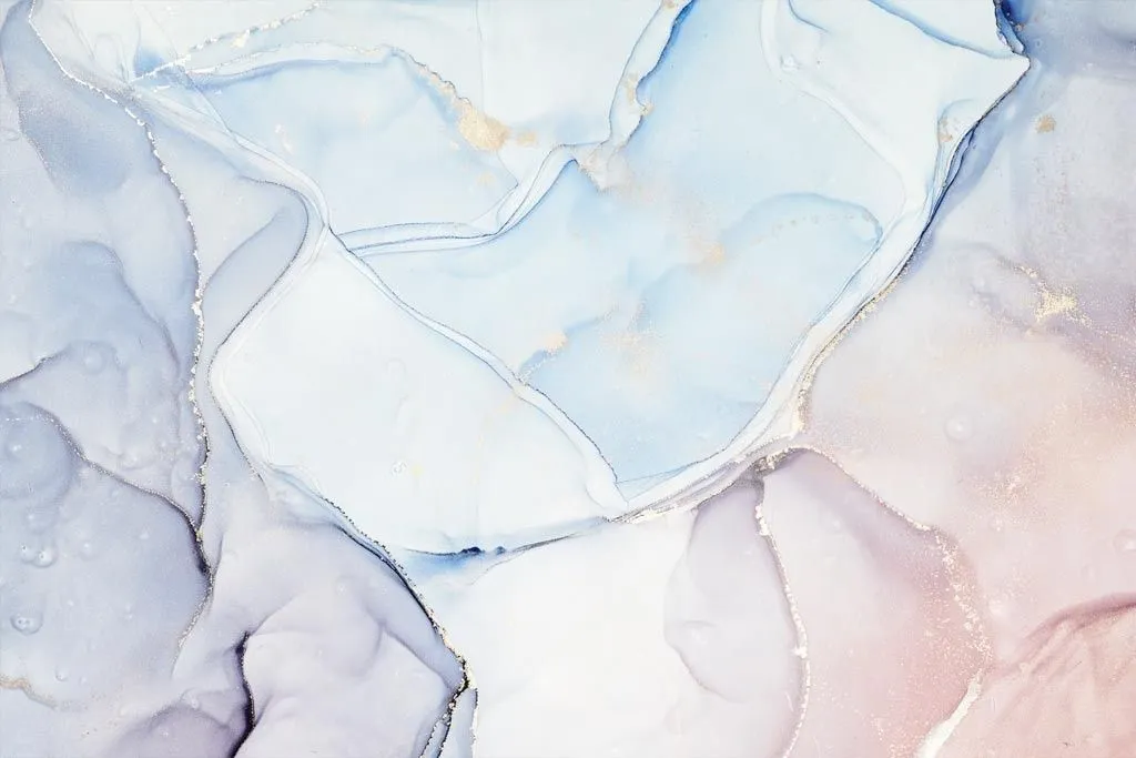 Фотообои в интерьере мрамор голубой  9-2042 фото