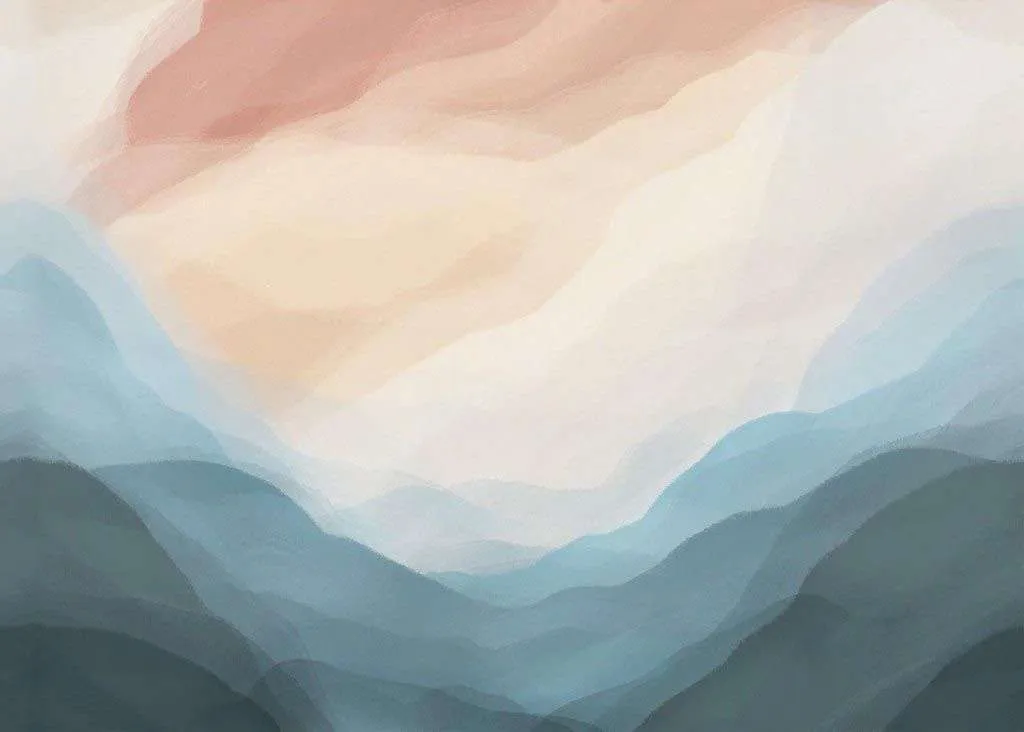 Фотообои в интерьере огненный закат  14-417 фото