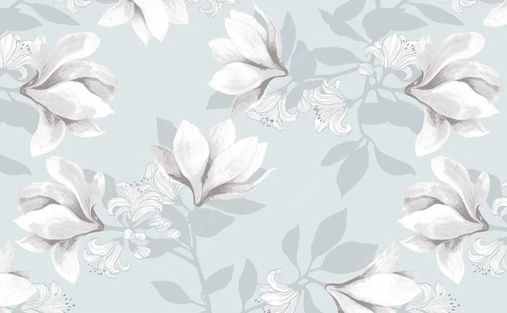 Фотообои в интерьере тень магнолии  15-746 фото