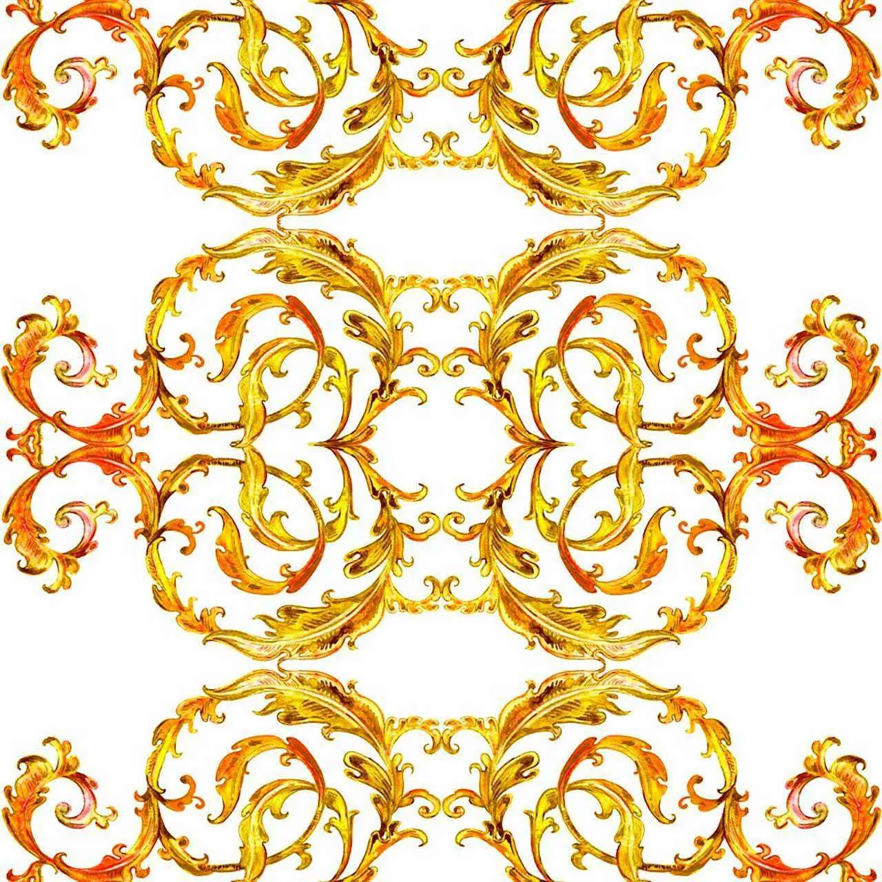 Фотообои в интерьере орнамент золото 1  9-126 фото