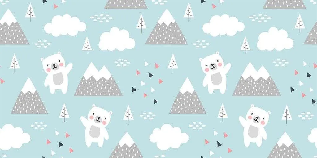 Фотообои в интерьере пики и мишки  12-677 фото