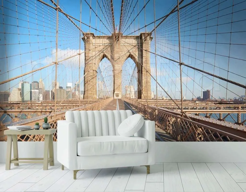 Фотообои Пешком по Бруклинскому мосту  9-843