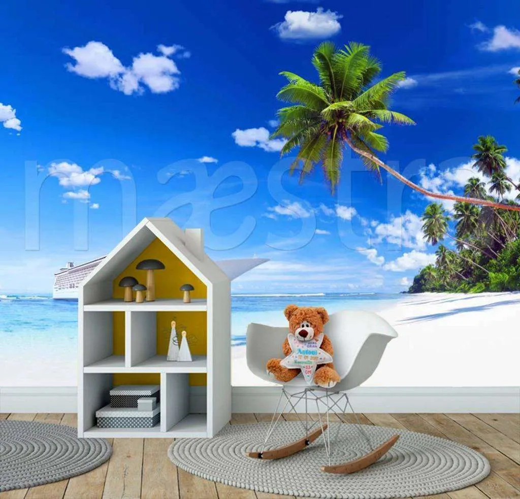 Фотообои в интерьере отдых на лайнере  4-344 фото