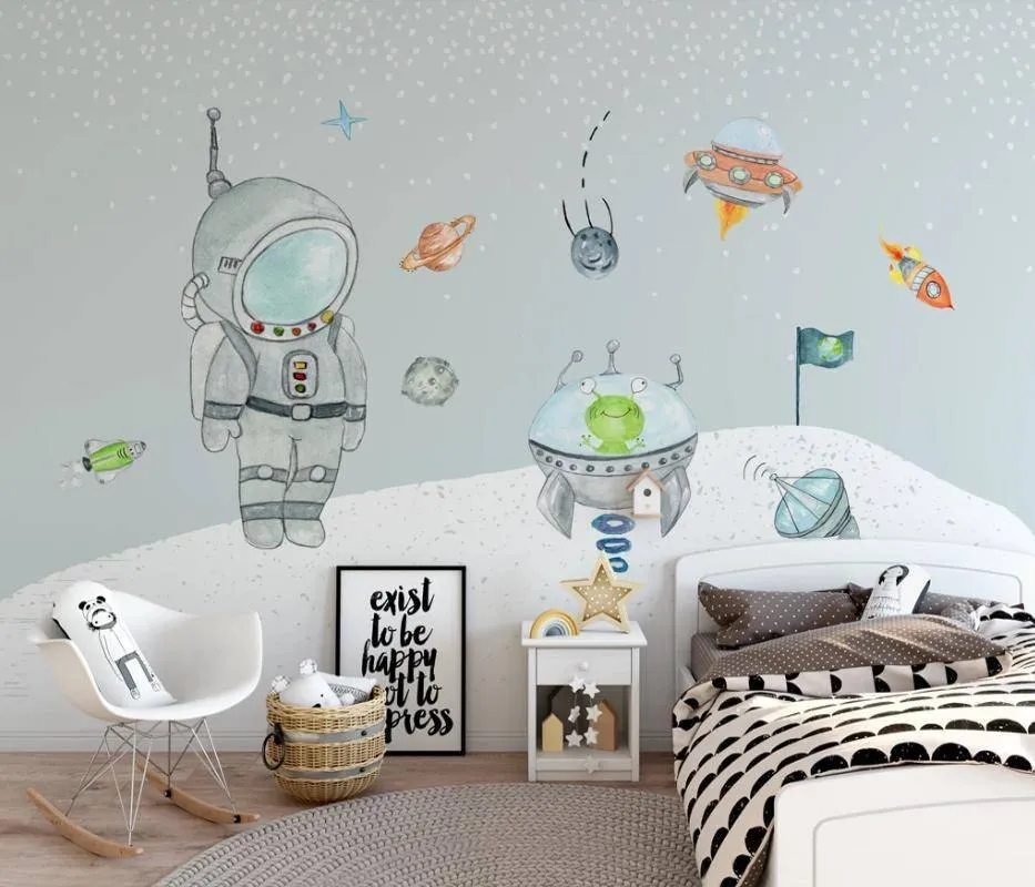 Фотообои Космонавт на планете  15-324