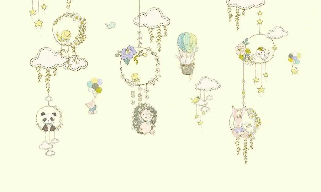 Фотообои в интерьере детские. ловцы снов  12-1622 фото