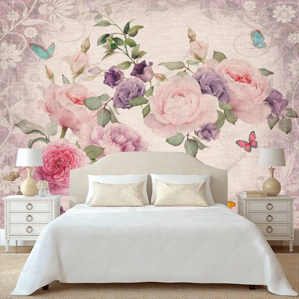 Фотообои Цветы винтаж  13-218