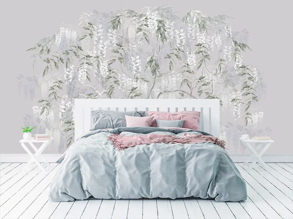 Фотообои Цветущая глициния  13-732