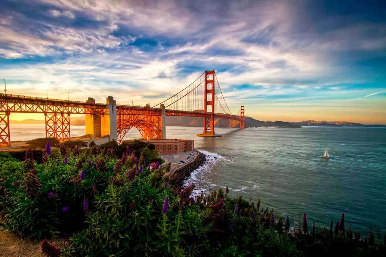 Фотообои в интерьере золотые ворота  4-221 фото