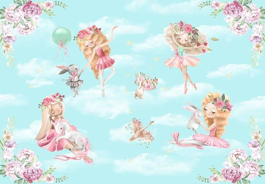 Фотообои в интерьере подружки балерины  14-423 фото