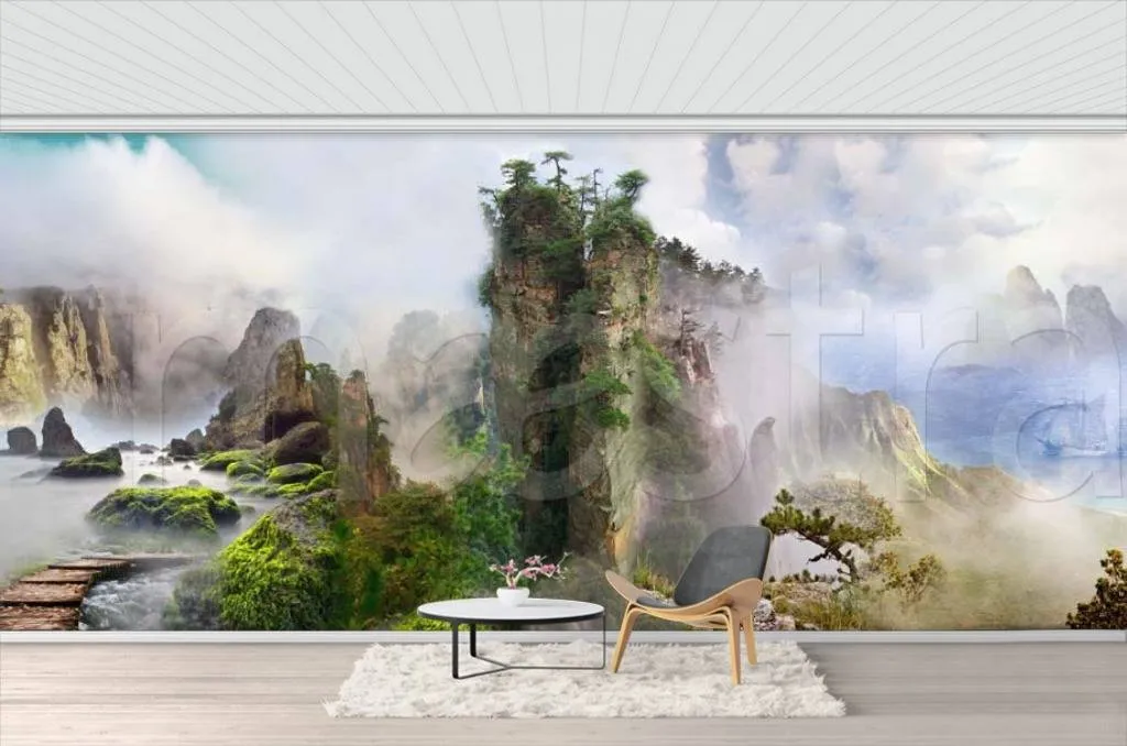 Фотообои Горный туман  5-043