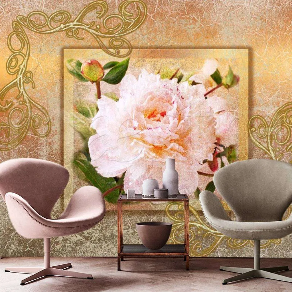 Фотообои Бесшовные обои на стену:  Цветочный натюрморт. Артикул: 5-128  