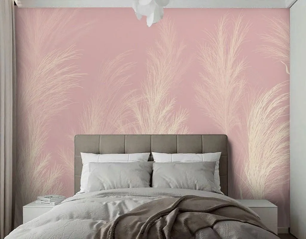 Фотообои в интерьере пушистые веточки  9-2002 фото