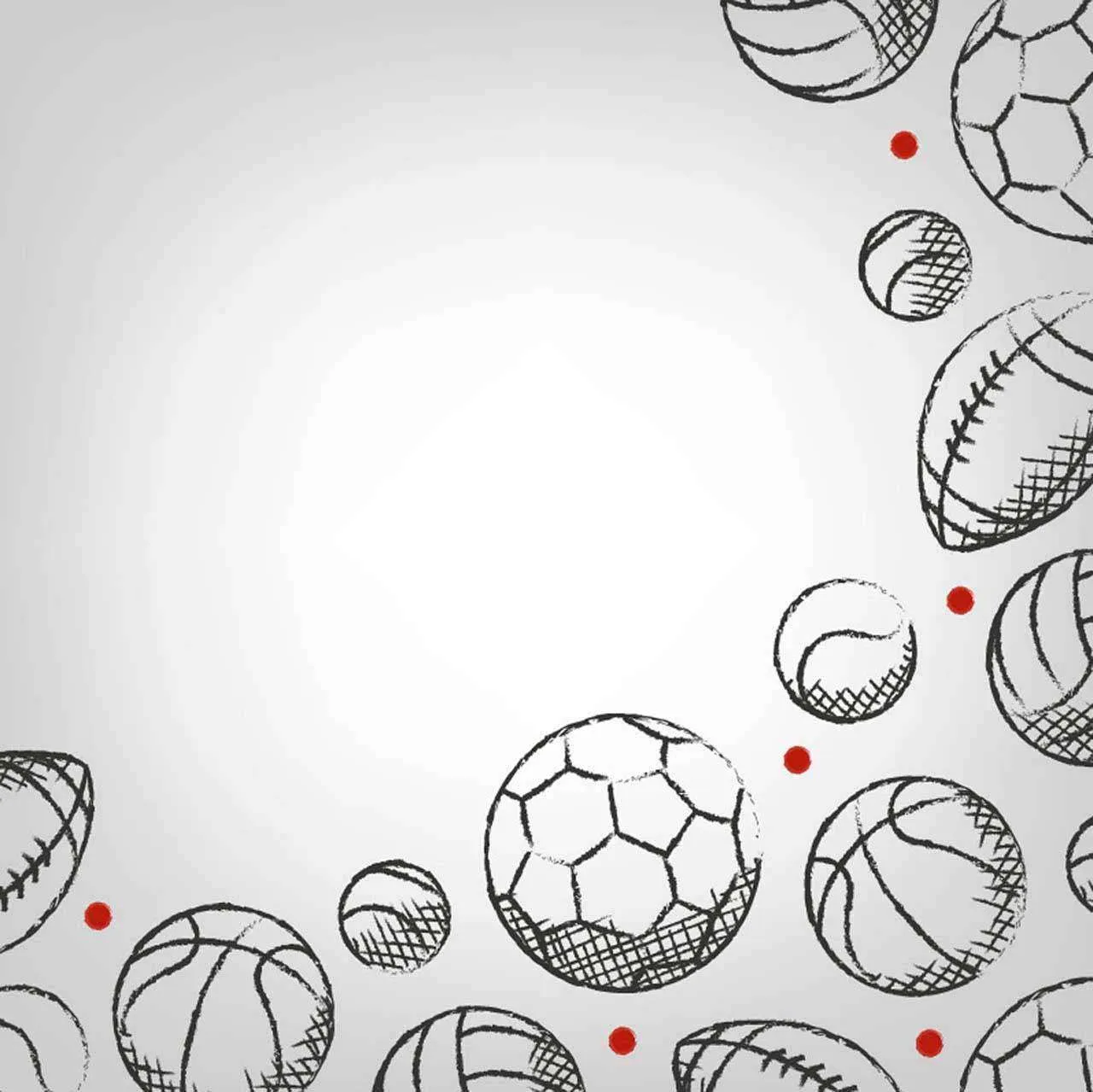 Фотообои в интерьере мячи  12-569 фото