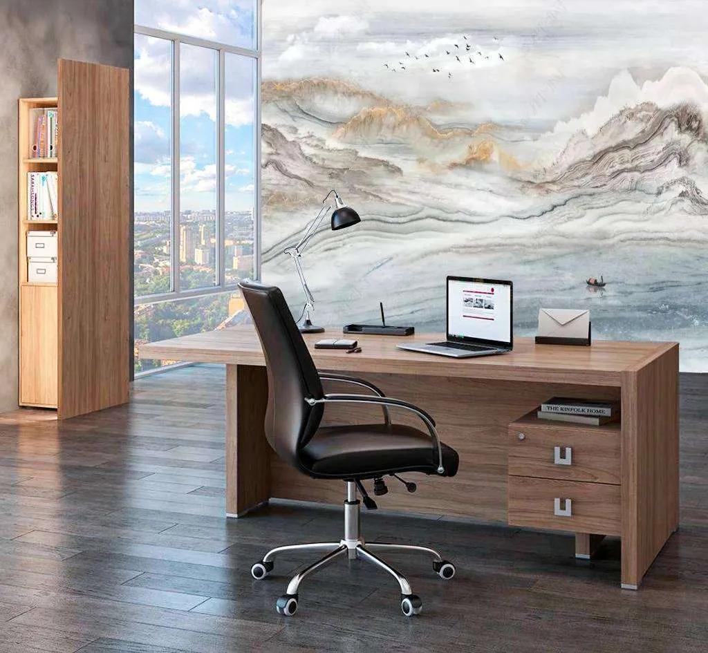 Фотообои в интерьере морской фон  15-646 фото