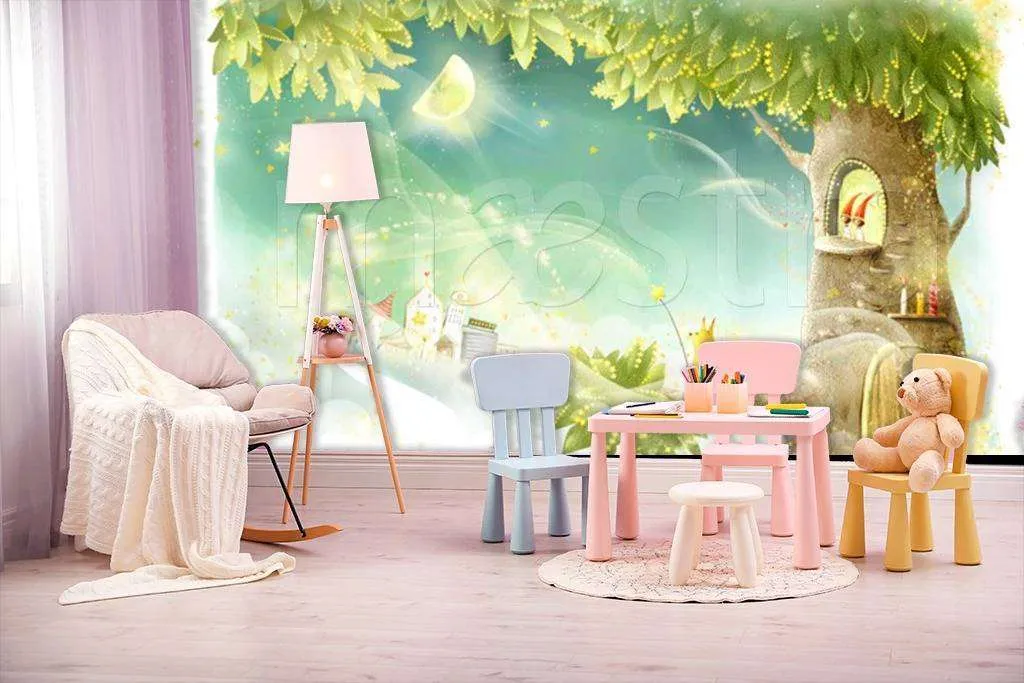 Фотообои Бесшовные обои на стену:  Ночная сказка. Артикул: 12-307  