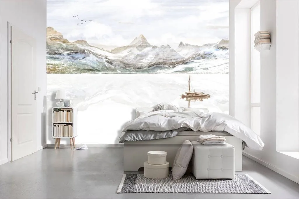 Фотообои Горы в отражении  15-664