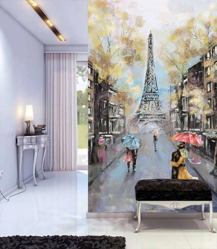 Фотообои Бесшовные обои на стену:  Эйфелева башня вид снизу. Артикул: 9-755  