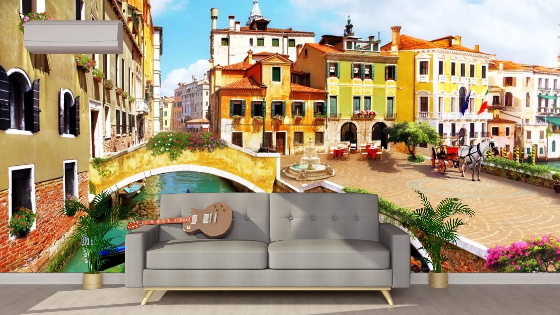 Фотообои в интерьере прекрасная венеция  19-0113 фото