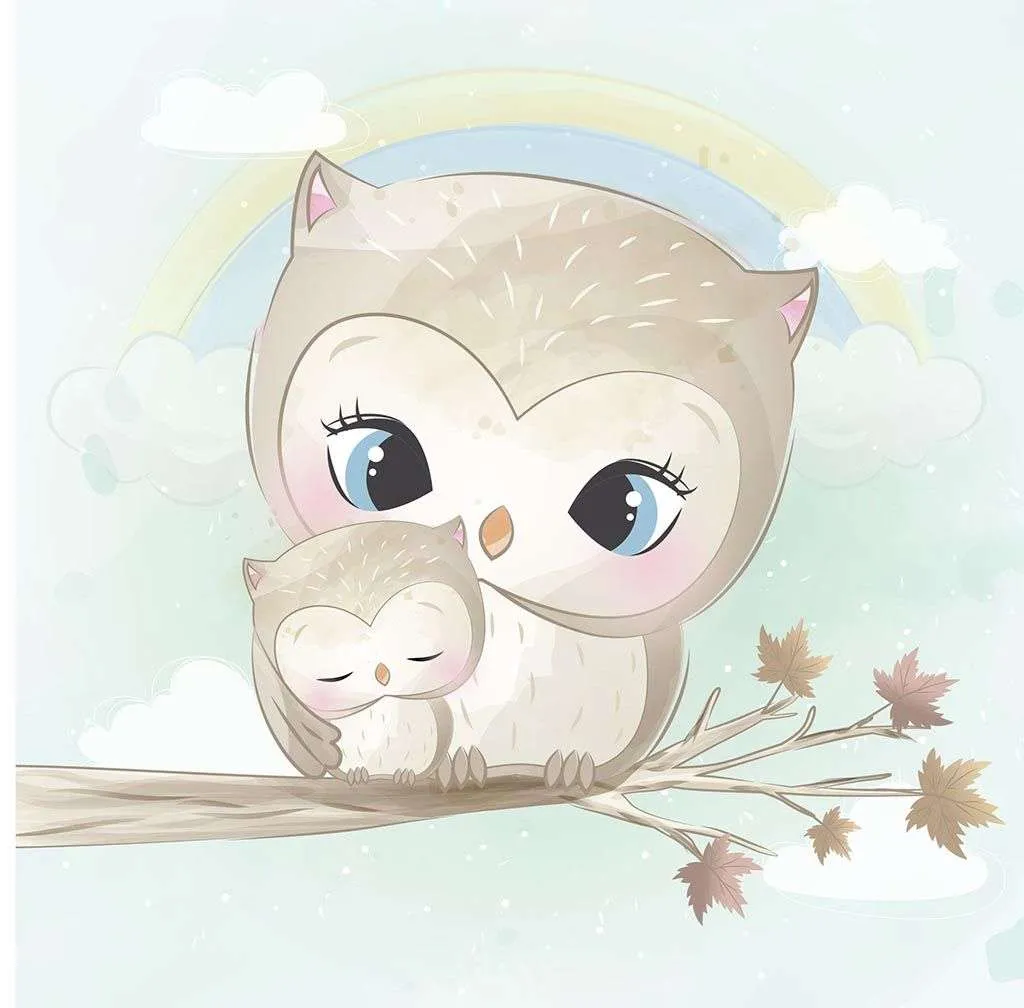 Фотообои в интерьере совята  12-1166 фото